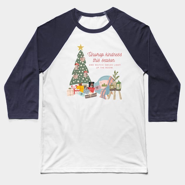 Unwrap kindness this season and watch smiles light up the room. Baseball T-Shirt by PrintDesignStudios